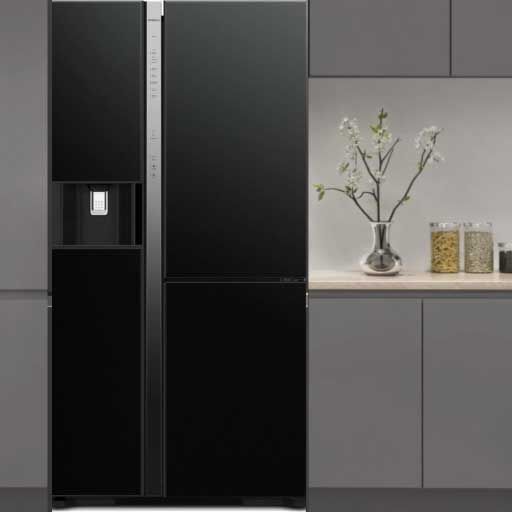 Hitachi Side by Side Kühlschrank R-MX700GVRU0-GBK